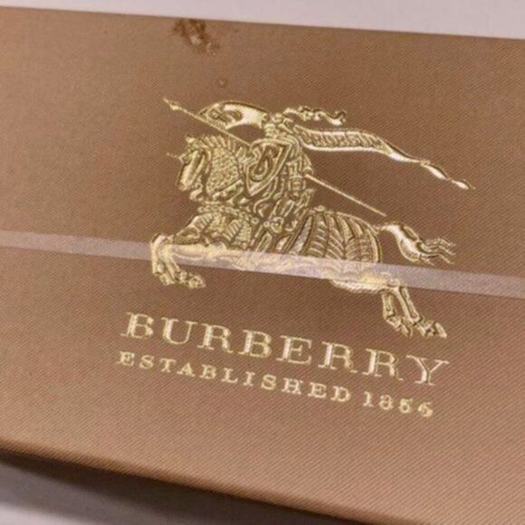 Burberry 54mm Square Sunglasses Frame Green Lens Violet - Picture 6 of 12